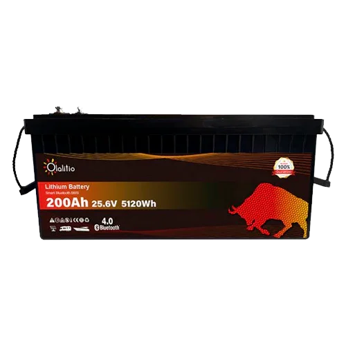 Lithiumbatterie 24V 200Ah Olalitio OLA-24-200 Bluetooth