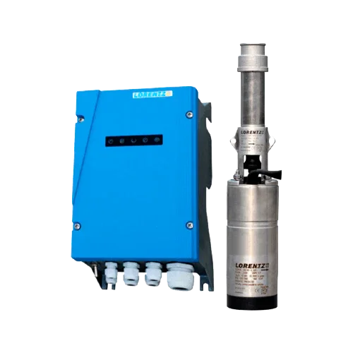 Pompe solaire submersible Lorentz PS2-150 AHRE-07S 1,4m³/h 60m hélicoïdale avec contrôleur