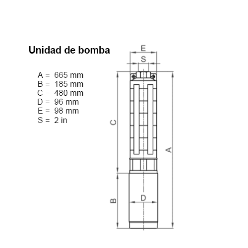 Solar-Tauchpumpe Lorentz PU1800 C-SJ12-4 20m³/h 18m Zentrifugal