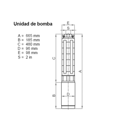 Solar-Tauchpumpe Lorentz PU1800 C-SJ12-4 20m³/h 18m Zentrifugal