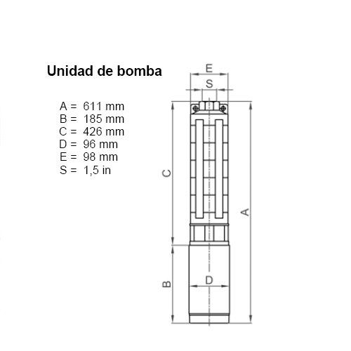 Lorentz PU1800 C-SJ5-12 Tauch-Solarpumpe 7,6m³/h 70m Kreiselpumpe