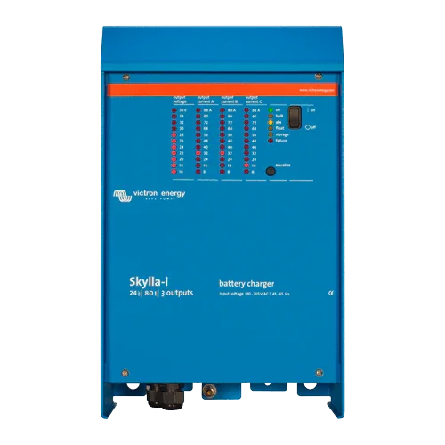 Victron Skylla-i Ladegerät 24V 80A (3 Ausgänge) Industrielles wasserdichtes Ladegerät