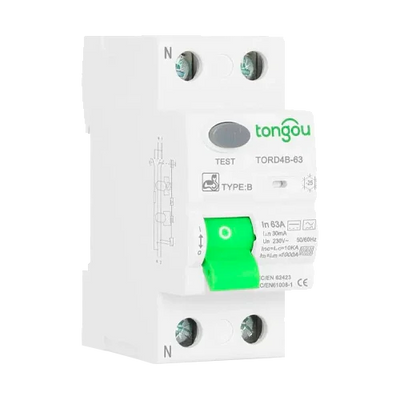 Diferencial Tipo B 2P 40A 30mA Tongou TORD4B-63