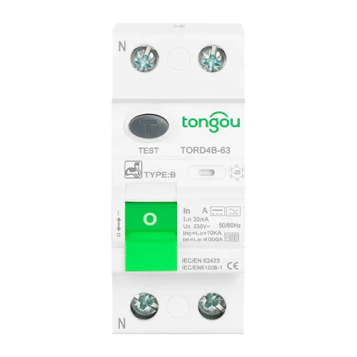 Diferencial Tipo B 2P 63A 30mA Tongou TORD4B-63