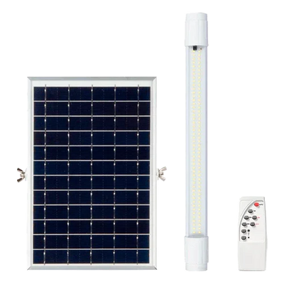 Tubo LED Solar 50 cm 800 lúmenes con mando JND-7427S