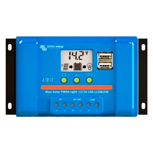 PWM-Laderegler Victron BlueSolar LCD&USB 12/24-5 5A