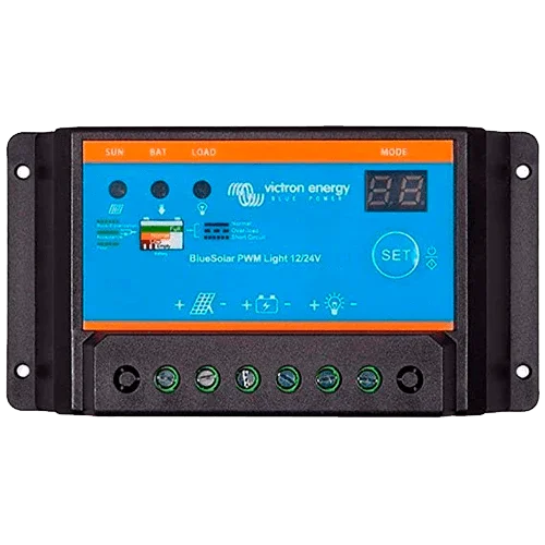 Regolatore di Carica PWM Victron BlueSolar Light 12/24-10 10A