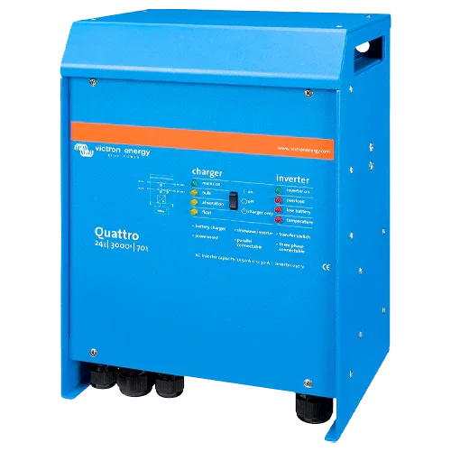 Inversor con Cargador Victron Quattro 24V 3000VA 24/3000/70-50/50