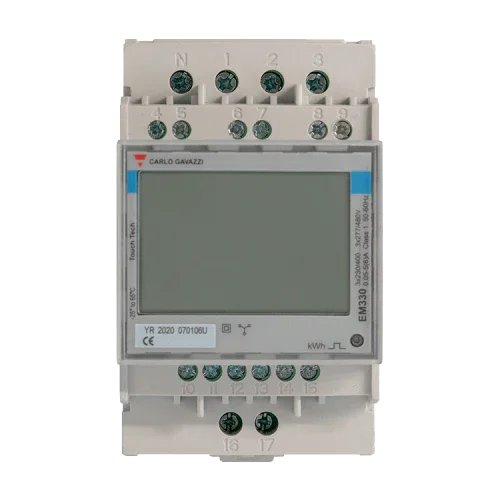 Medidor de Energia Trifásico 250A Carlo Gavazzi EM330