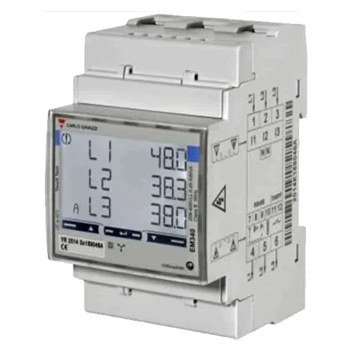 Medidor de Energia Trifásico 65A Carlo Gavazzi EM340