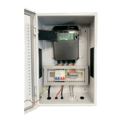 Controlador ZIRI con Caja Metálica | Protección Bombas Híbridas