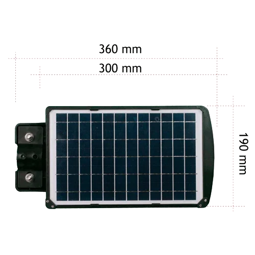 Candeeiro Solar 30W 6000K 610 lm 5Ah JNL-74810