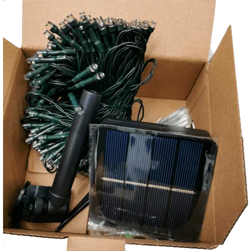 Guirnalda Solar 200 LEDs 3000K Exterior JND-9138H