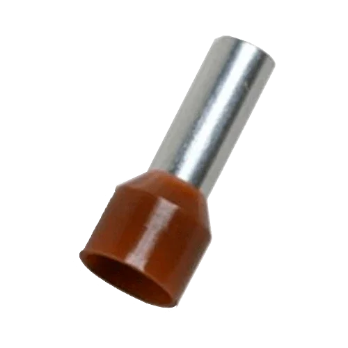 Insulated Hollow Ferrule Sofamel 10 mm² APF-10,00/12 Brown
