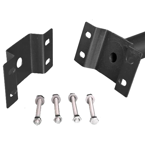 Support de lampadaire solaire noir 47mm poteau ou mur JND-77862